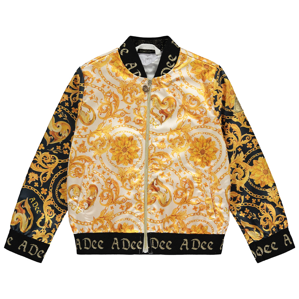 Baroque print beach jacket outlet