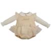 Picture of Little A Flora As Good As Gold Tulle Romper - Gold