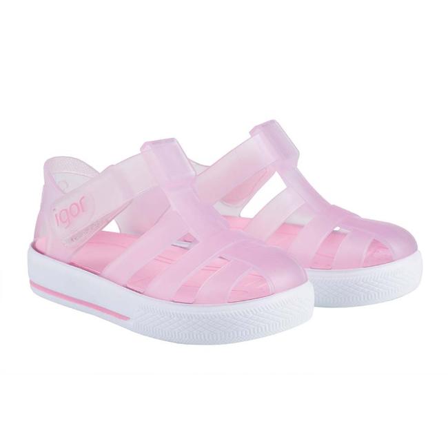 Picture of Igor Star Sandal -Transparent Rosa Pink