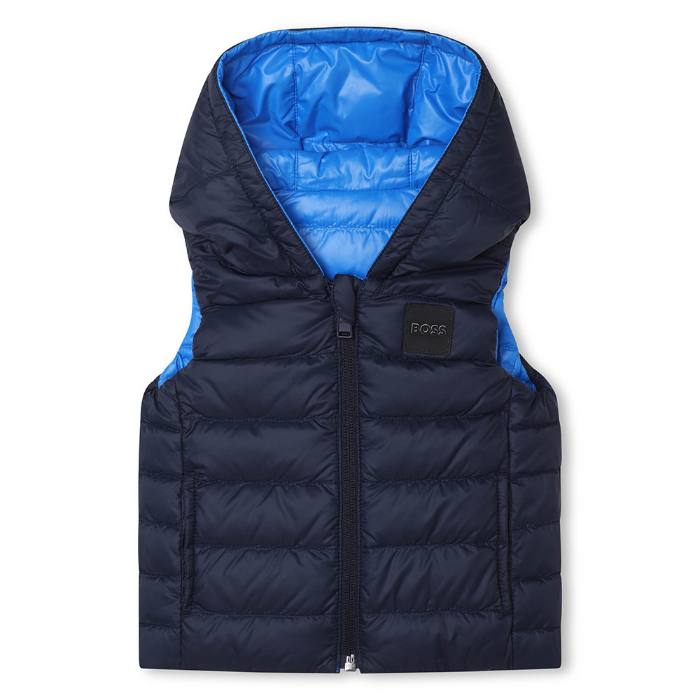 Boys hugo boss body warmer on sale