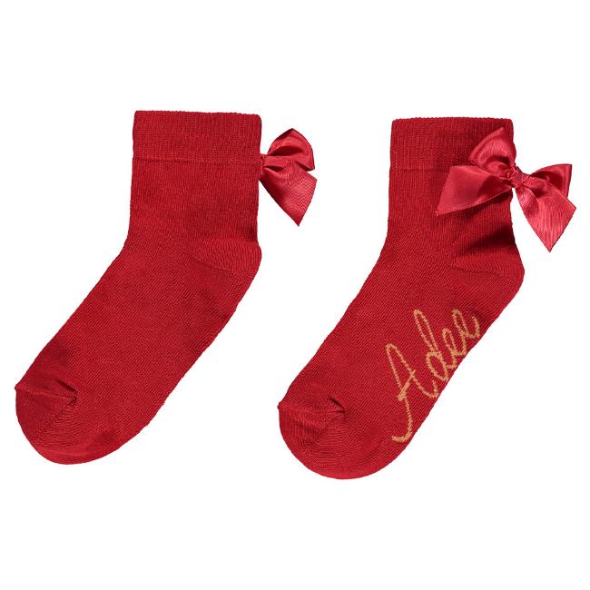 Picture of A Dee Cali Bow Ankle Sock - Red