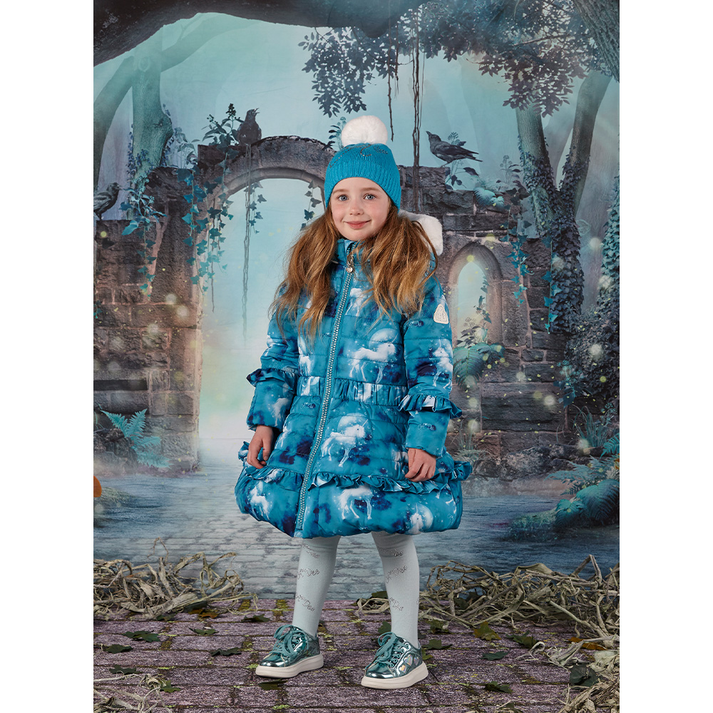 A Dee Amelia Mr Unicorn Coat Blue