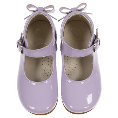 Picture of Panache Baby Girls High Back Bow Shoe - Lilac Patent 