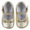 Picture of Panache Baby Shoes Snaffle Front Mary Jane - Metallic Gold