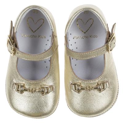 Picture of Panache Baby Shoes Snaffle Front Mary Jane - Metallic Gold