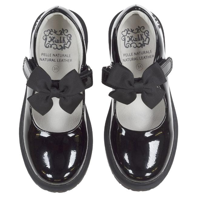 Picture of Lelli Kelly Miss LK Maisie Girls School Shoe - Black Patent