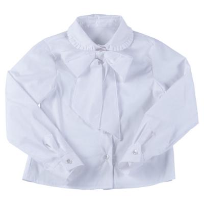 Picture of Daga Girls Be Happy Tie Bow Blouse - White 