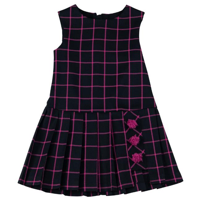 Picture of Daga Girls Be Happy Tunic - Black Fuchsia