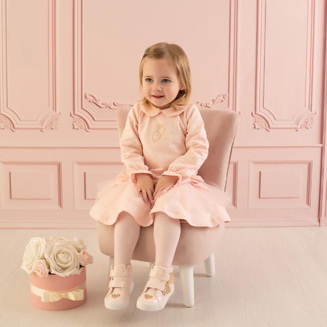 Picture of Little A Ellie Check Me Out Dress - Pink