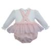 Picture of Little A Ella Check Me Out Lurex Romper - Pink