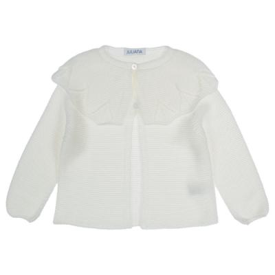 Picture of Juliana Baby Clothes Girls  Cardigan - Ivory