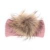 Picture of Juliana Baby Clothes  Pom Pom Knitted Turban Headband - Dark Pink