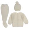 Picture of Mac Ilusion AOP Moss Knit Sweater Legging  Hat Set - Natural Cream 