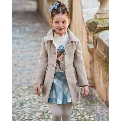 Picture of Mayoral Mini Girls Checked Skirt - Aqua