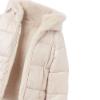 Picture of Abel & Lula Girls Reversible Faux Fur Hooded Coat - Beige