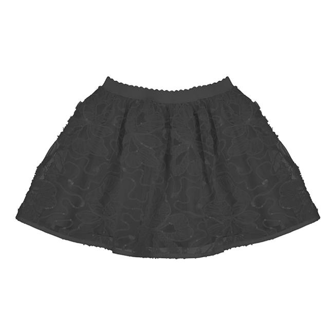 Picture of Mayoral Mini Girls Sequin & Tulle Skirt - Black
