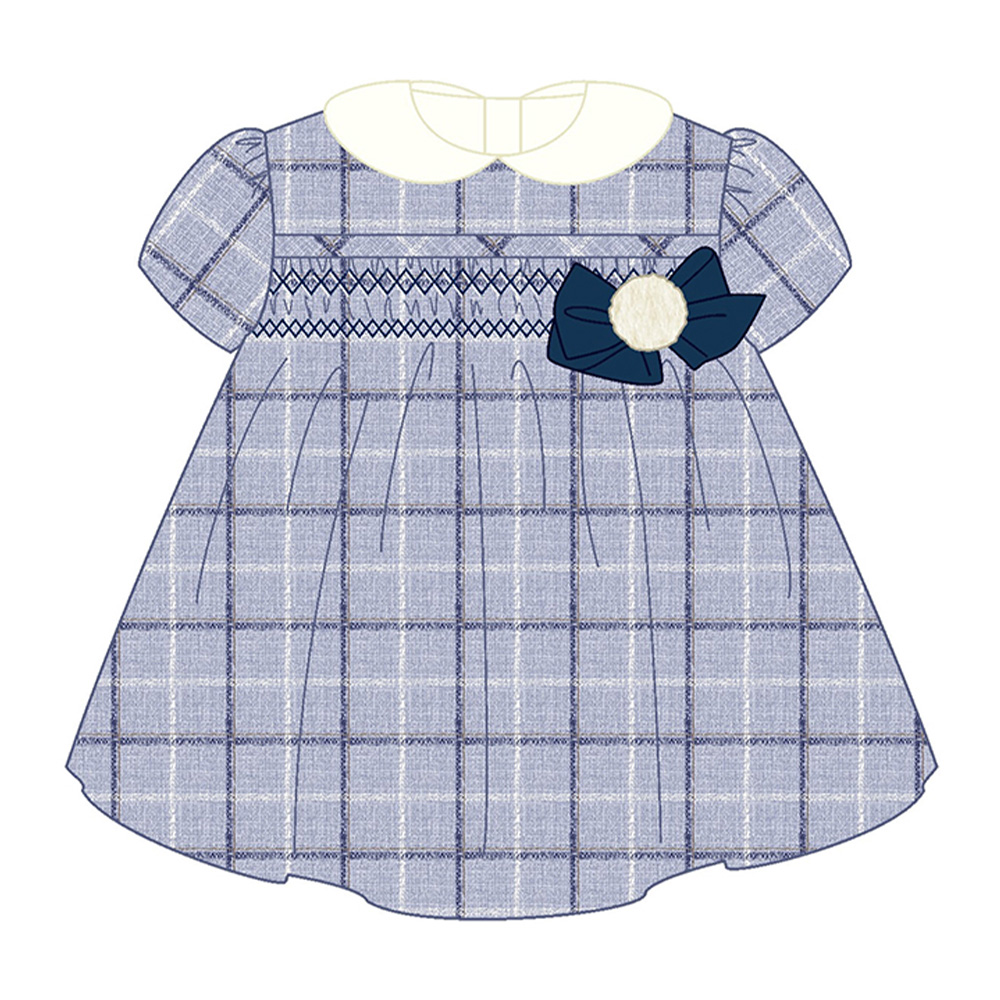 Newborn deals smocked gown