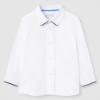 Picture of Abel & Lula Baby Boys Smart Shirt - White Navy Trim