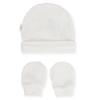 Picture of Tutto Piccolo Baby Beanie Hat & Mittens Set  - Ivory 