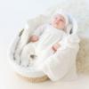 Picture of Tutto Piccolo Baby Beanie Hat & Mittens Set  - Ivory 