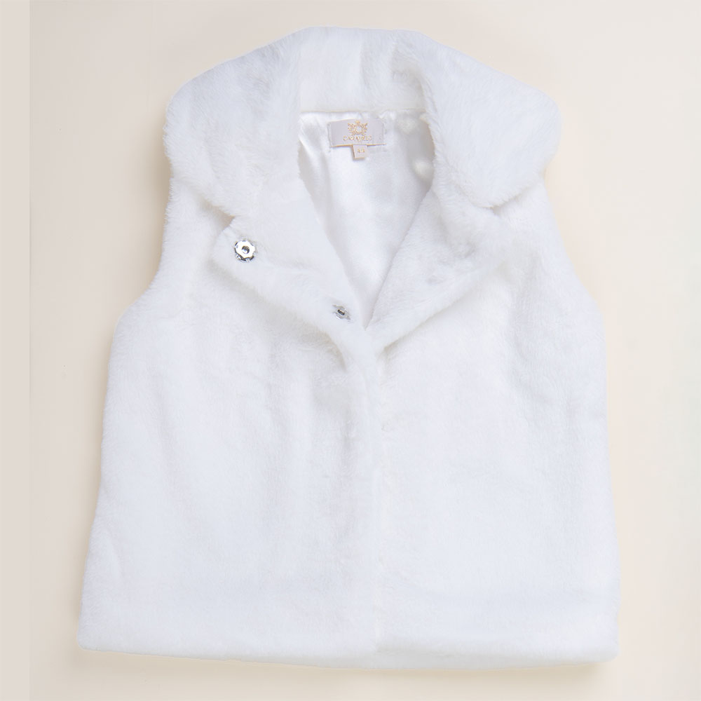 Carter's faux on sale fur vest
