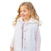 Picture of Caramelo Kids Girls Faux Fur Peter Pan Collar Gilet - Ivory