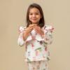 Picture of Caramelo Kids Girls Ballerina Frill Pyjamas - Ivory