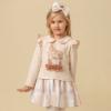 Picture of Caramelo Kids Girls Pearl Present Jumper Dress - Pink 