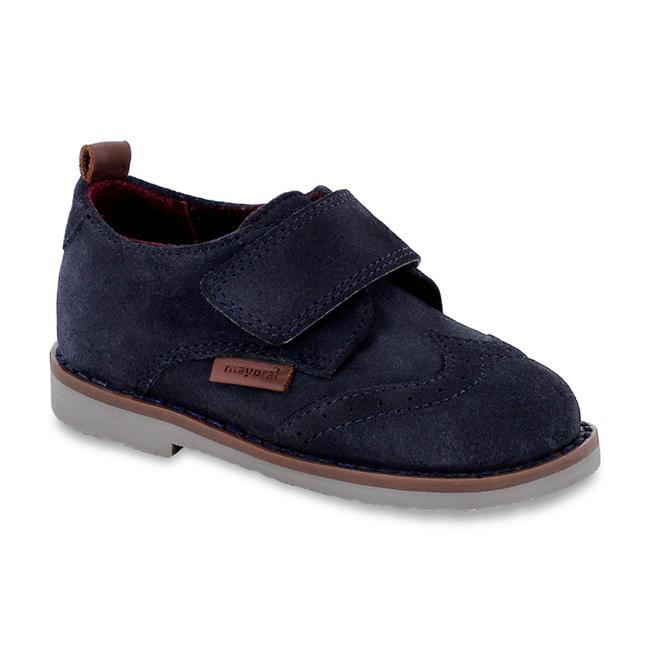 Picture of Mayoral Boys Easy On Hook & Loop Brogue - Navy