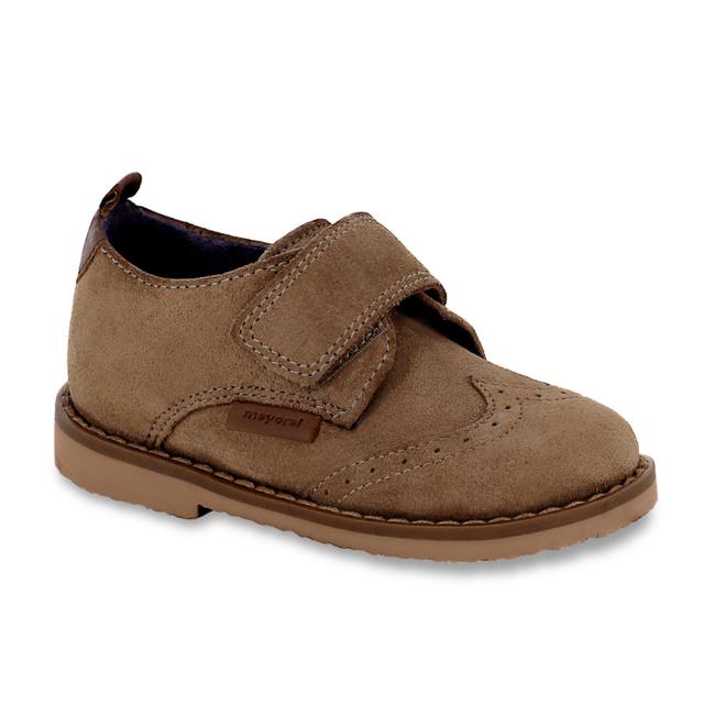 Picture of Mayoral Boys Easy On Hook & Loop Brogue - Beige