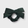 Picture of Abel & Lula Girls Large Velvet Bow Scrunchie - Bottle Green