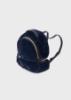 Picture of Abel & Lula Girls Small Faux Fur Backpack - Navy Blue