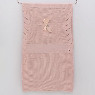 Picture of Foque Baby Girls Knitted Shawl In Gift Box - Pink