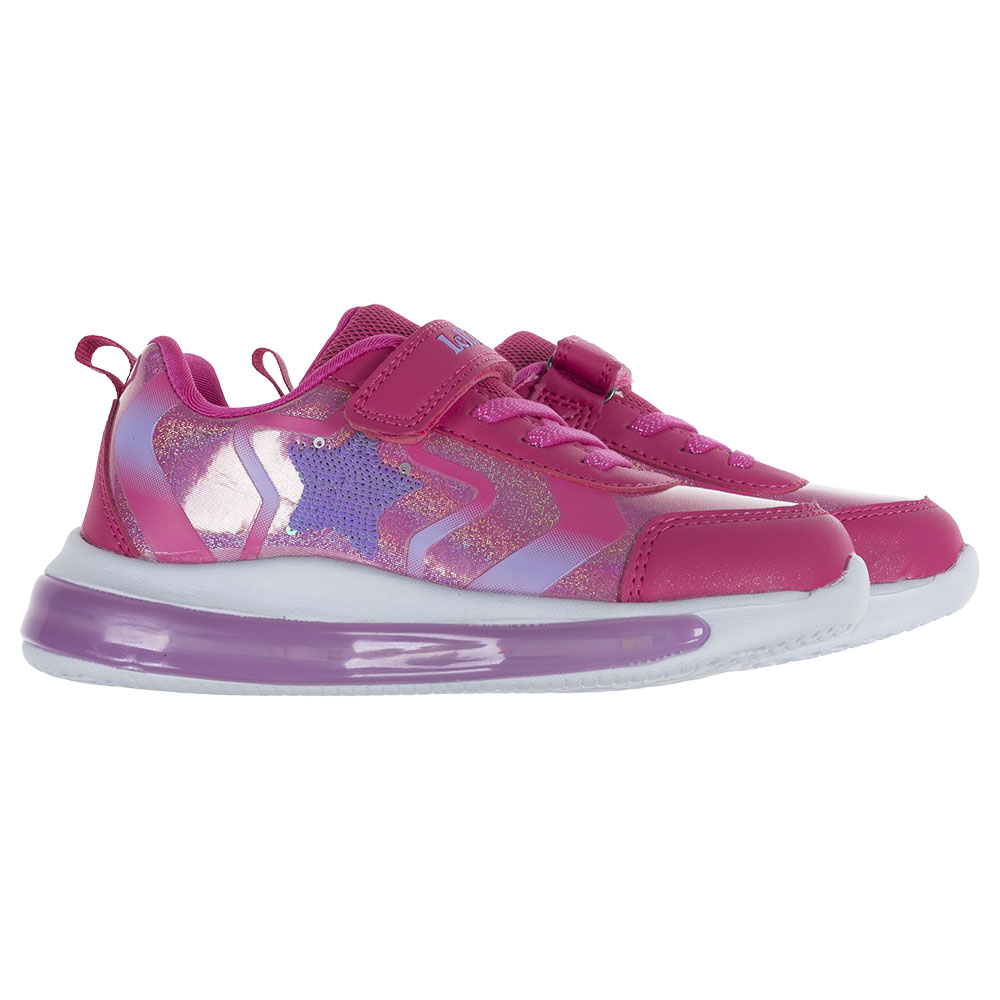 Lelli Kelly Girls Clarissa Easy On Light Up Trainer Fuschia Pink