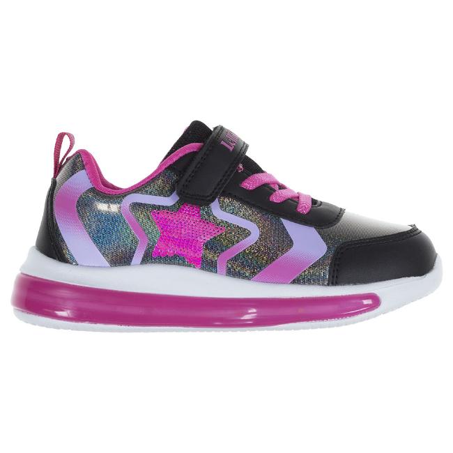 Lelli Kelly Girls Clarissa Easy On Light Up Trainer Black