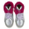 Picture of Agatha Ruiz De La Prada Kobe Love Is Real Inside Zip Hi Top - Silver