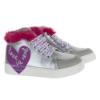 Picture of Agatha Ruiz De La Prada Kobe Love Is Real Inside Zip Hi Top - Silver