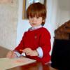 Picture of Tutto Piccolo Boys Knitted Sweater - Red Grey