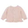 Picture of Tutto Piccolo Girls Knitted Ruffle Sweater Tunic - Petal Pink 
