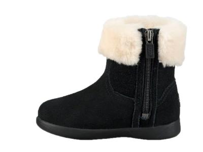 Picture of UGG Toddler Jorie II Sheepskin Ankle Boot - Black