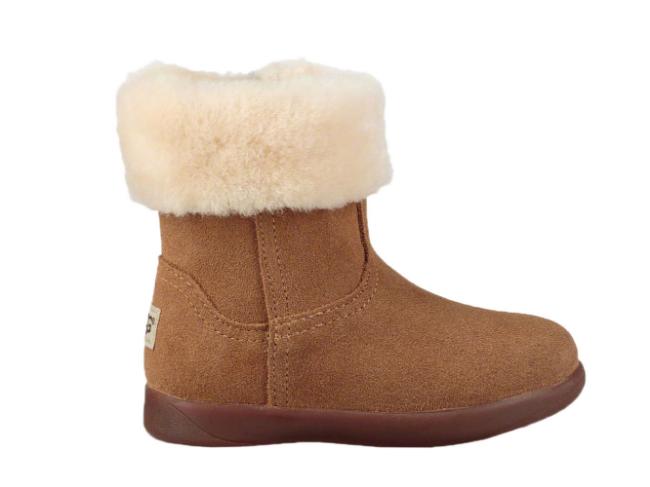 Picture of UGG Toddler Jorie II Sheepskin Ankle Boot - Chestnut 