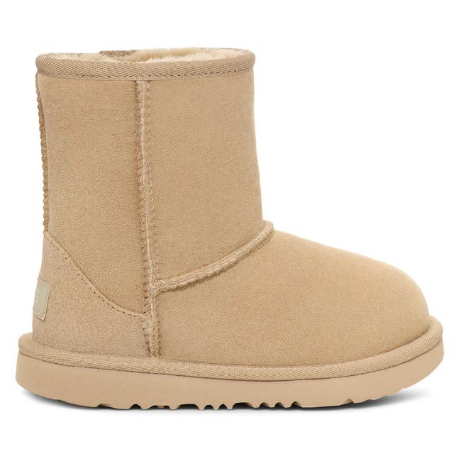 Picture of UGG Toddler Classic II Sheepskin Boot - Mustard Seed