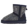 Picture of Lelli Kelly Girls Olivia Rhinestone Sheepskin Boot - Navy Blue