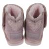 Picture of Lelli Kelly Toddler Eloisa Glitter Heart Sheepskin Boot - Pink