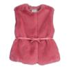 Picture of Mayoral Mini Girls Faux Fur Belted Gilet - Pink