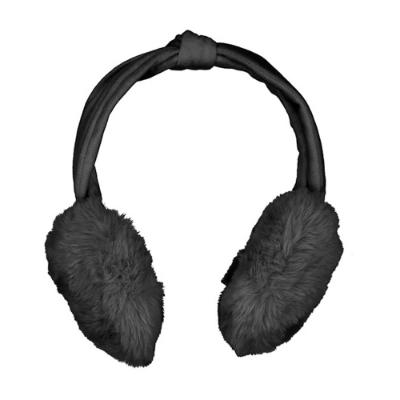 Picture of Mayoral Mini Girls Faux Fur Ear Muffs - Black