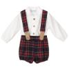 Picture of Calamaro Baby Boys Shirt & Pants Set - Navy Red 