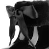 Picture of Igor Bimbi Soft Fur Cuff Ankle Rain Boot - Black