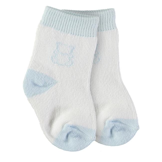 Picture of Emile Et Rose Boys Socks Twin Pack - White Blue