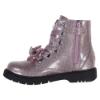 Picture of Lelli Kelly Girls Double Bow Ankle Boot With Inside Zip - Rosa Pink Glitter Patent